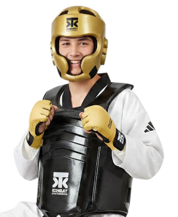 Kombat Taekwondo student training in Silverdale, WA